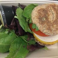breakfast sammie at LAX - Real Food Daily - T4 in Los Angeles