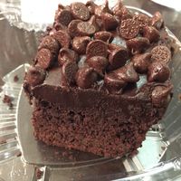 chocolate cake, so good!! at LAX - Real Food Daily - T4 in Los Angeles