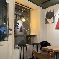 Tiny place  at Pasta Mania in Copenhagen