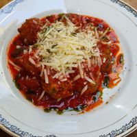 Meatballs at Bodega Charlies in Sitges