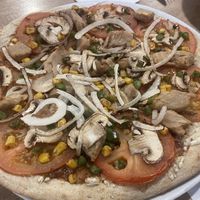 Pizza  at Redbar 24h in Vilanova I La Geltru