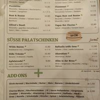 Herzhafte und süße Palatschinken at Blumencafe Wien in Vienna