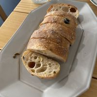 Cheese olive ciabatta   at URT 유알티 in Seoul