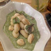 Basil cream gnocchi at URT 유알티 in Seoul
