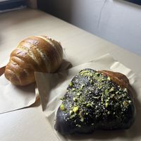 Saltbread and pistachio croissant   at URT 유알티 in Seoul