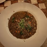 Lentil soup  at D'onofrio's Trattoria in St Philip