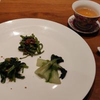 Cantonese veggies at Cantonese en Ken Takase in Tokyo