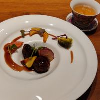 Sweet sour pork like meatball at Cantonese en Ken Takase in Tokyo