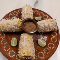 Street corn was really good at Andaluz in Houston