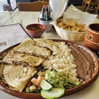 Jackfruit quesadilla at Andaluz in Houston