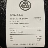 1,900 yen for lunch  at Takao-san Yakuo-in in Hachioji