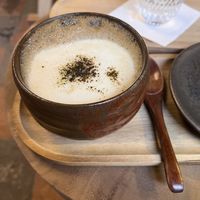 Hojicha latte  at Osuke Sabo in Utrecht