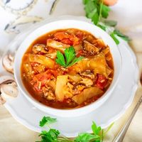 Cabbage roll soup  at All About the Soup in Ottawa