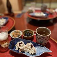 Carrot and daikon in a tofu/sesame sauce  at Itosho in Tokyo
