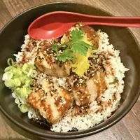 Vegan tofu dish  at Nagomi Izakaya  in Dunstable