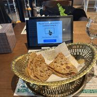 Aloo paratha  at Saravanaa Bhavan in Seoul