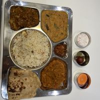 North Indian thali  at Saravanaa Bhavan in Seoul