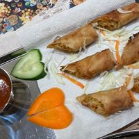 Spring rolls   at Saravanaa Bhavan in Seoul