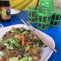 Pad see ew  at Lee Jae Vegetarian Food in Bangkok