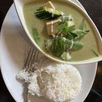 Thai green tofu curry  at Chaophraya in Glasgow