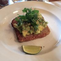 avo toast at Wild Thyme in Norwich
