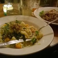 Wintry risotto and a quinoa dish. at Wild Thyme in Norwich