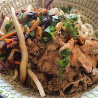 Satay Jackfruit Bowl at Wild Thyme in Norwich