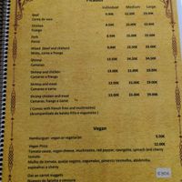 Vegan Menu at Snack Bar Picadinho in Calheta