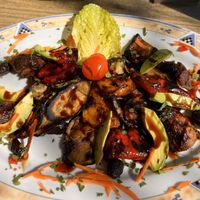 Vegan meze (ask to remove haloumi)  at Kavacafe Restaurant in Paphos