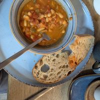 Beautifully flavoured chilli beans and sourdough toast. All vegan. at Aris Healthy Life in Exeter