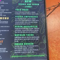 Menu  at Tia's Tacos in Daytona Beach