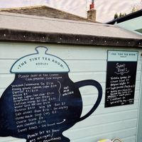 Menu  at The Tiny Tea Room in Leeds