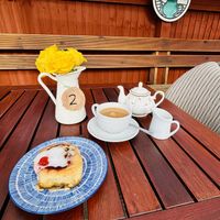   at The Tiny Tea Room in Leeds