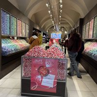   at Lindt Chocolate Shop in Florence