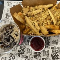 Thanksgiving poutine  at Odd Burger in Vancouver