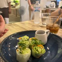 Summer rolls at Sand & Tan in Koh Phangan