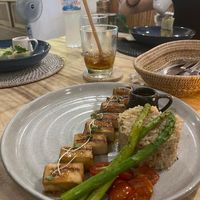 Tofu steak at Sand & Tan in Koh Phangan