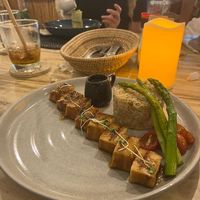 Tofu steak at Sand & Tan in Koh Phangan