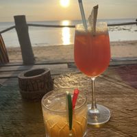 Amaretto Sour & Gin Cocktaill  at Freeway 420 Bar Koh Lanta in Koh Lanta