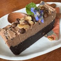 Brownie with walnuts   at Café St.Clair in Alvesta