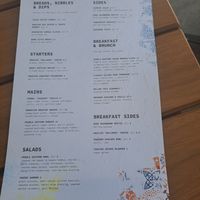 Vegan menu at Willow  in Telford