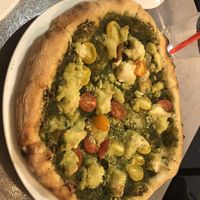 Pesto pizza   at Ittle Litaly in Coral Gables