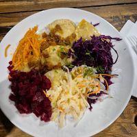 pieroggi with salads at BAB‘ MARIA  in Bremen