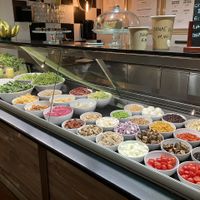 Build-your-own bar at Green Up Salad Bar in Lausanne