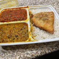 Vegan combo  at Indian Affair Takeout in Ottawa
