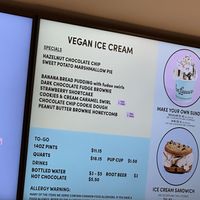 Vegan options   at Van Leeuwen Ice Cream - Midtown East in New York City