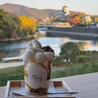 Soy soft serve icecream! at Ray Classic - チャペルレイクラシック in Okayama