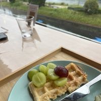 Gofre Vegano de arroz  at Ray Classic - チャペルレイクラシック in Okayama
