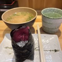 Pickled eggplant and cucumber Onigiri  at Onigiri Gorichan in Osaka