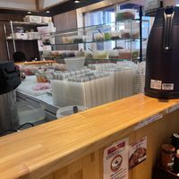 Kitchen they also offer takeout made right in front of you ..place is small and limited seating you may have to wait outside until space is free   at Onigiri Gorichan in Osaka